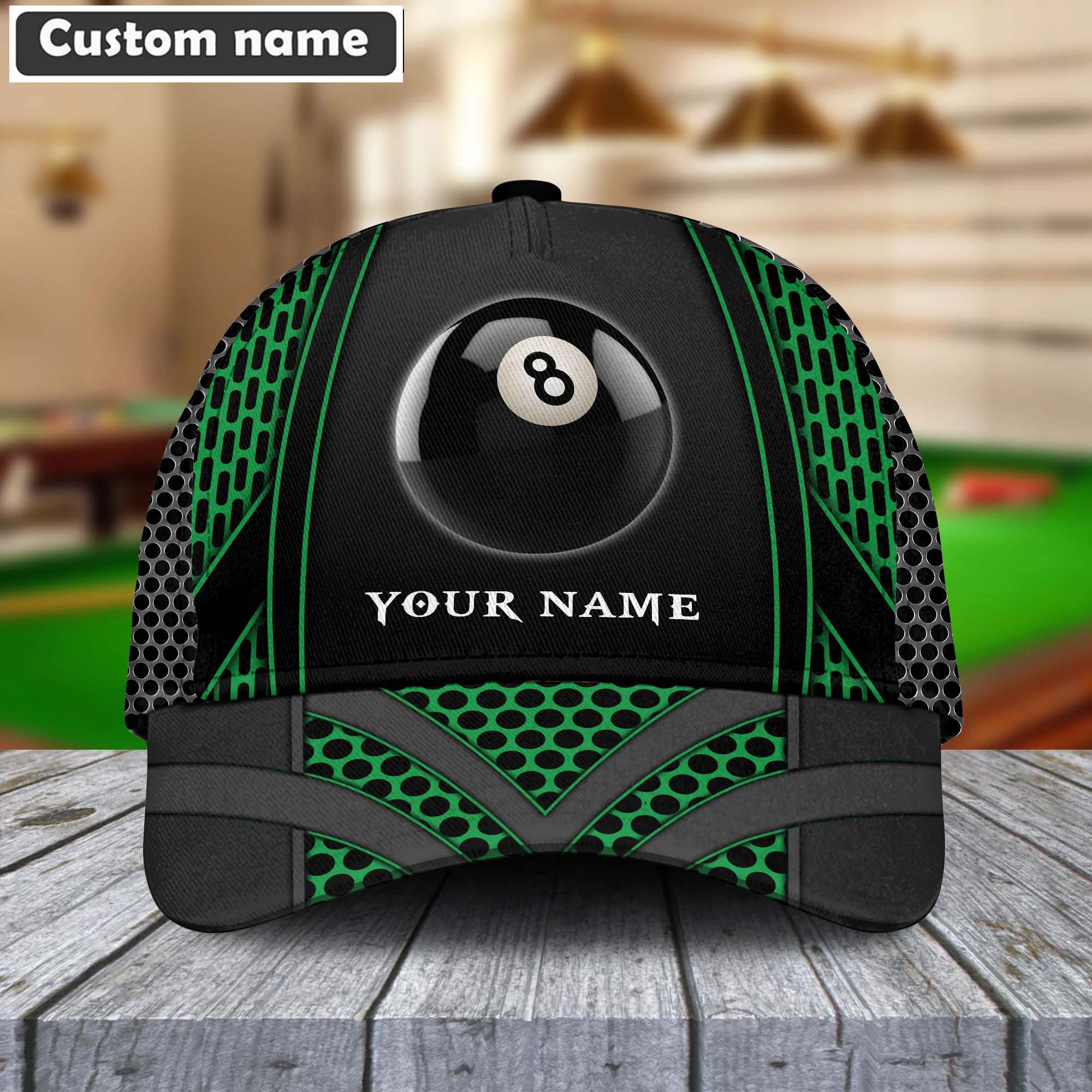 Customized Billiard Cap, Colorful Personalized Billiard Pools 8 Net Pattern Hats, Best Billiard Pool Hat For Billiard Players - Image 7