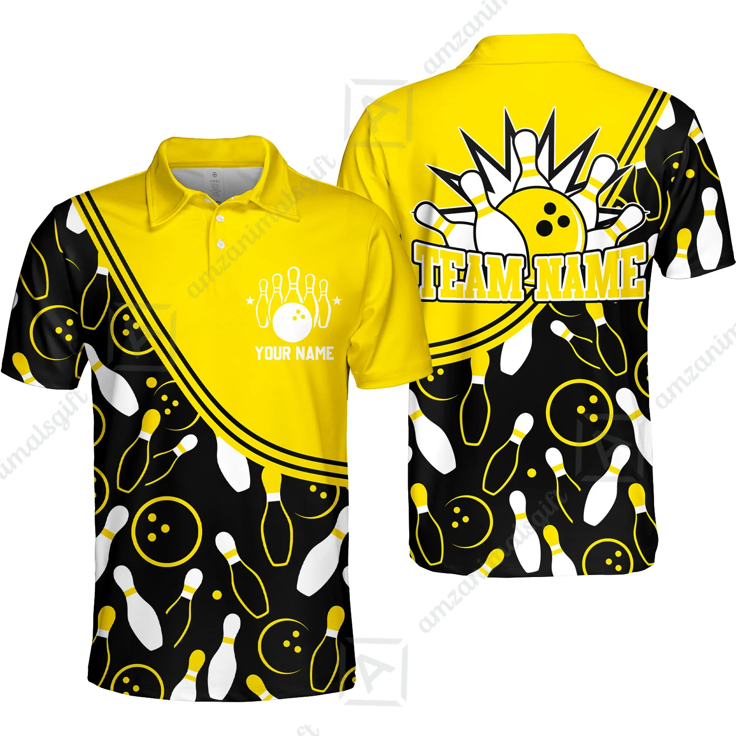 Customized Bowling Polo Shirt, Bowling Multicolor Custom Team Bowling Uniform Polo Shirt Jersey for Bowlers - Image 6