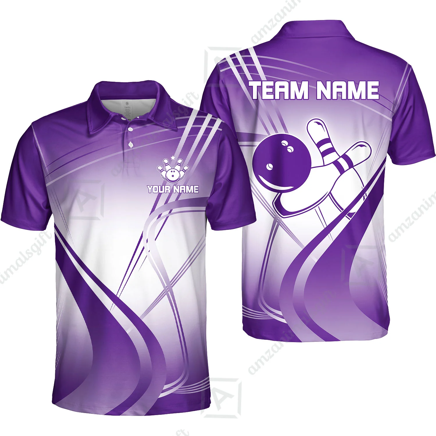 Customized Bowling Polo Shirt, Custom Bowling Uniform Polo Shirt, Multicolor Team Style Jersey for Bowlers - Image 6