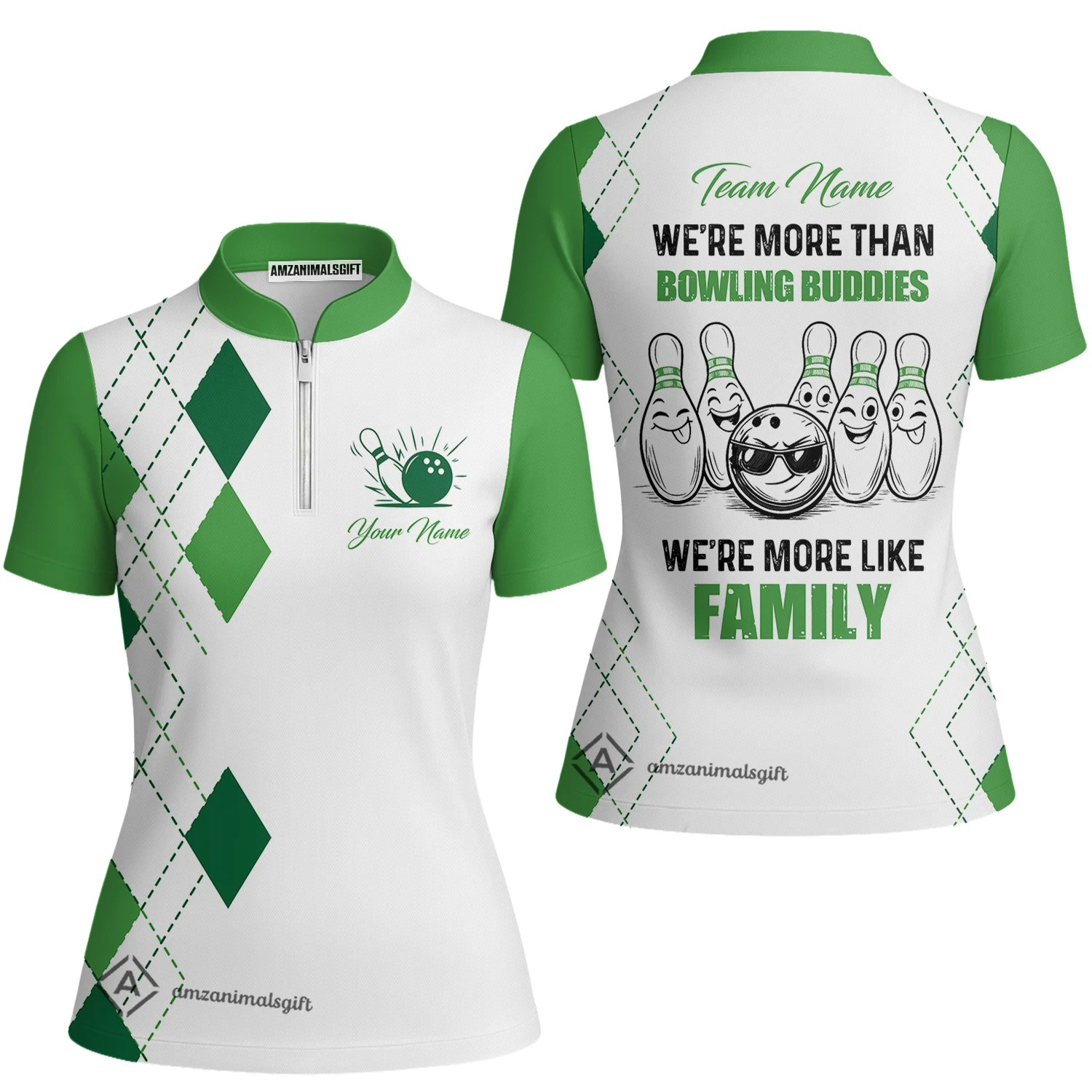 Customized Bowling Team Jersey, We're More Than Bowling Buddies, We're More Like Family Bowling Team Shirt - Image 40