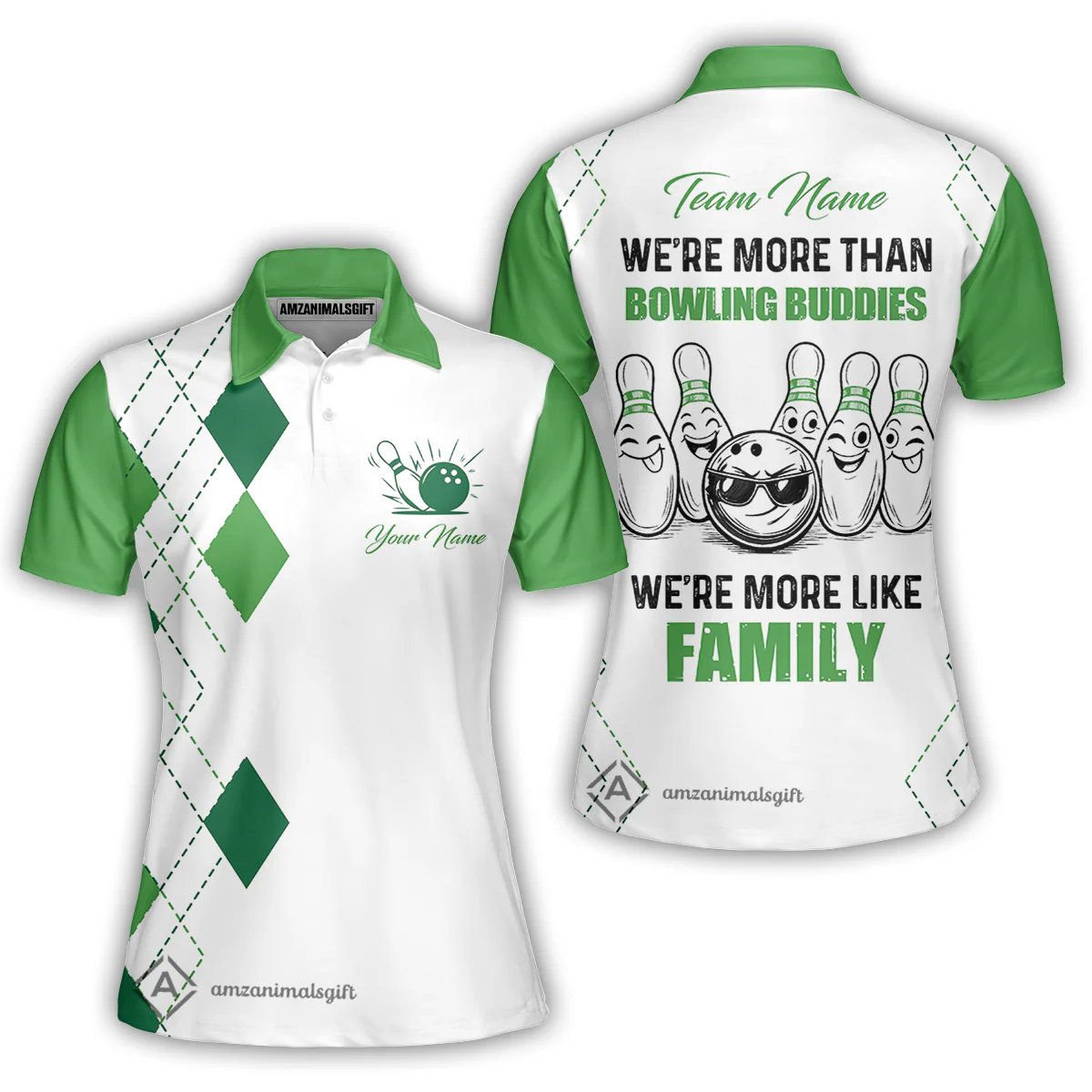 Customized Bowling Team Jersey, We're More Than Bowling Buddies, We're More Like Family Bowling Team Shirt - Image 45