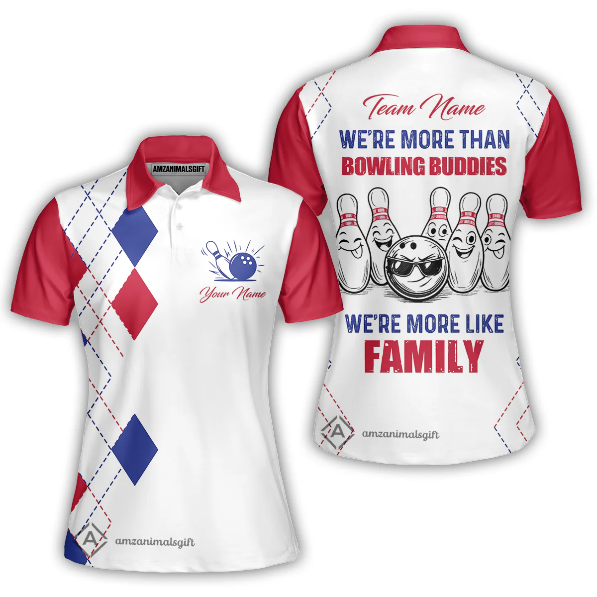 Customized Bowling Team Jersey, We're More Than Bowling Buddies, We're More Like Family Bowling Team Shirt - Image 47