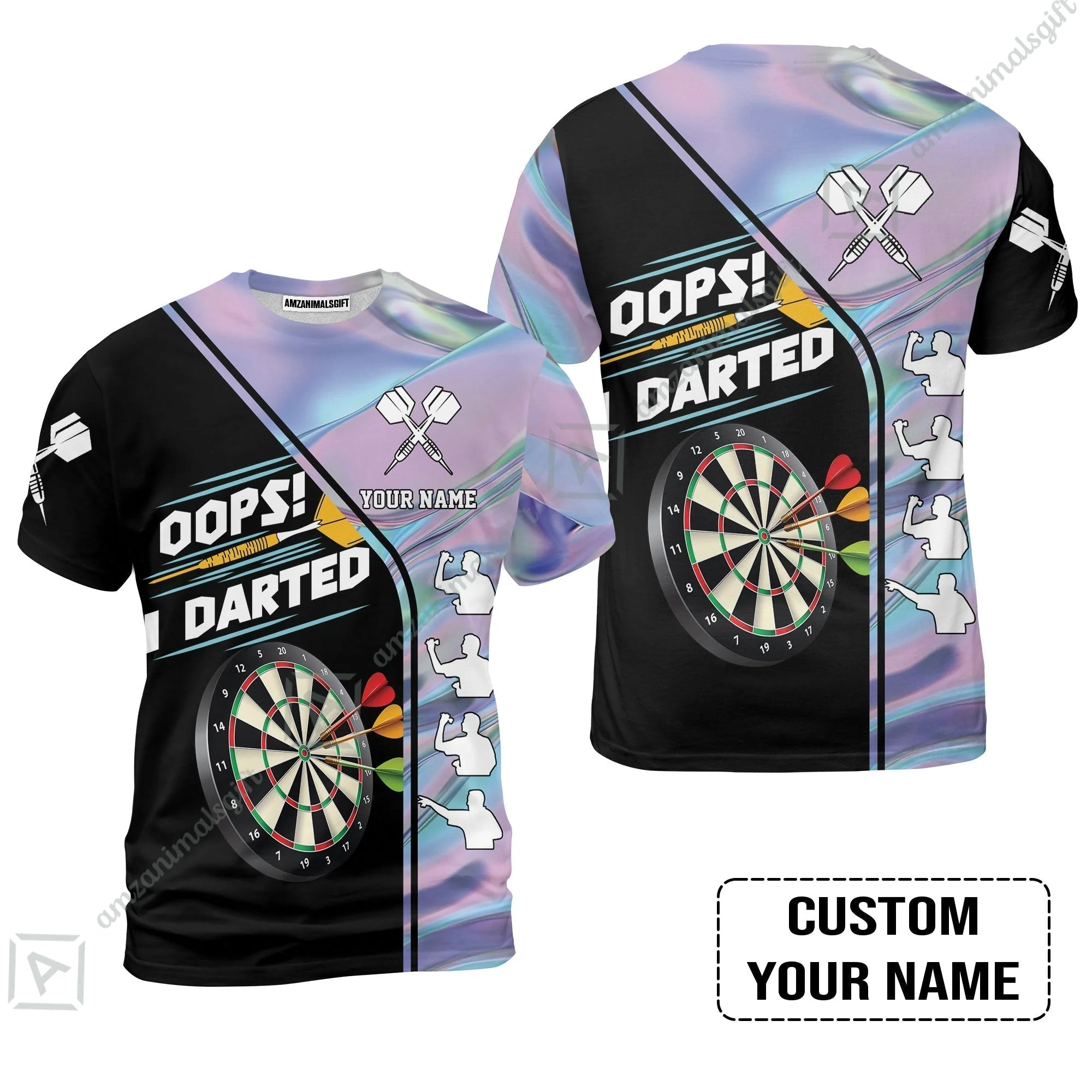 Customized Darts Hawaiian Shirt, Dartboard, I Darted, Personalized Name Hawaiian Shirt - Image 8