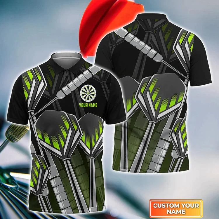 Customized Darts Polo Shirt, Darts Team Shirts, Personalized Name Polo Shirt For Men - Perfect Gift For Darts Lovers, Darts Players