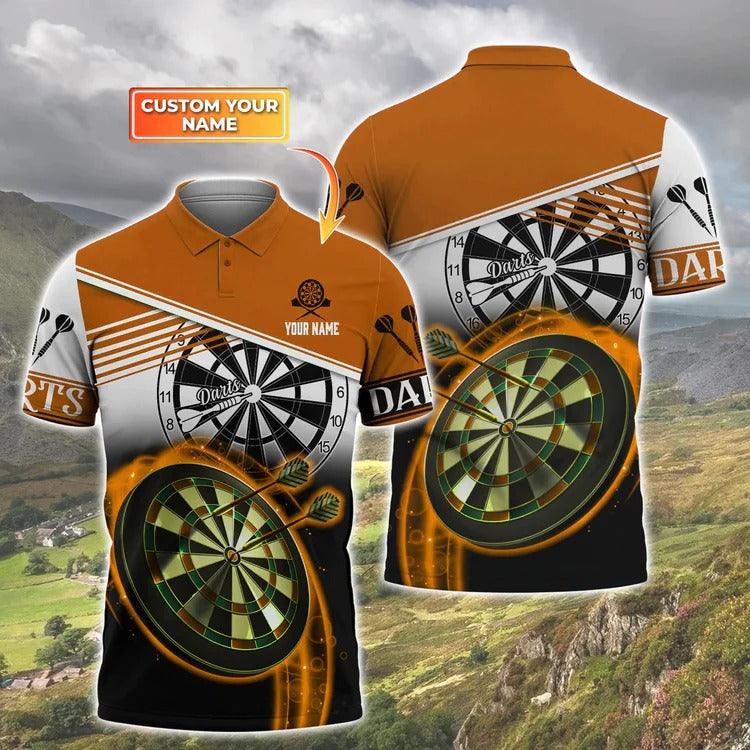 Customized Darts Polo Shirt, Personalized Name Darts Polo Shirt For Men - Perfect Gift For Darts Lovers, Darts Players - Image 5