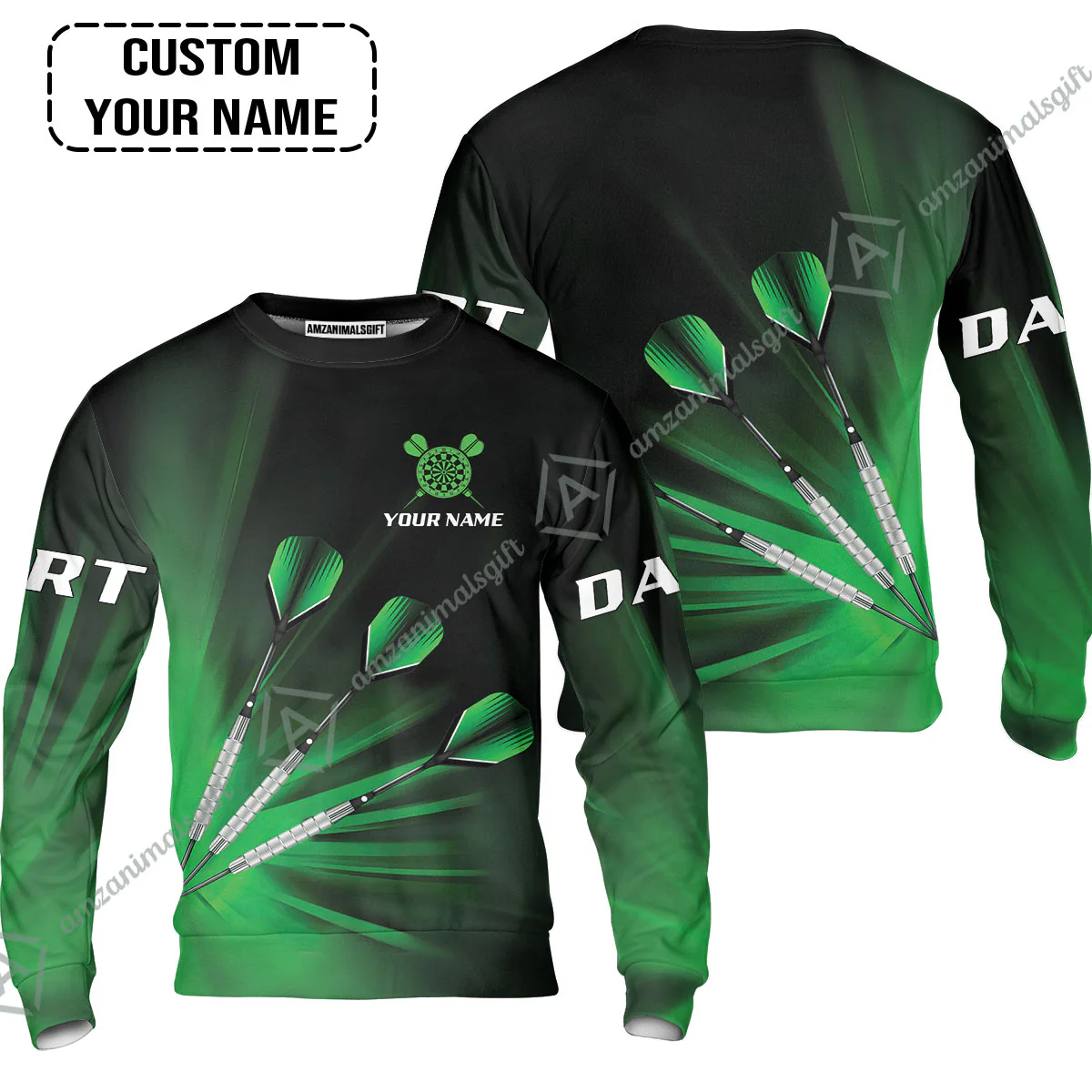 Customized Darts Polo Shirt, Personalized Name Polo Shirt For Men - Perfect Gift For Darts Lovers, Darts Players - Image 7