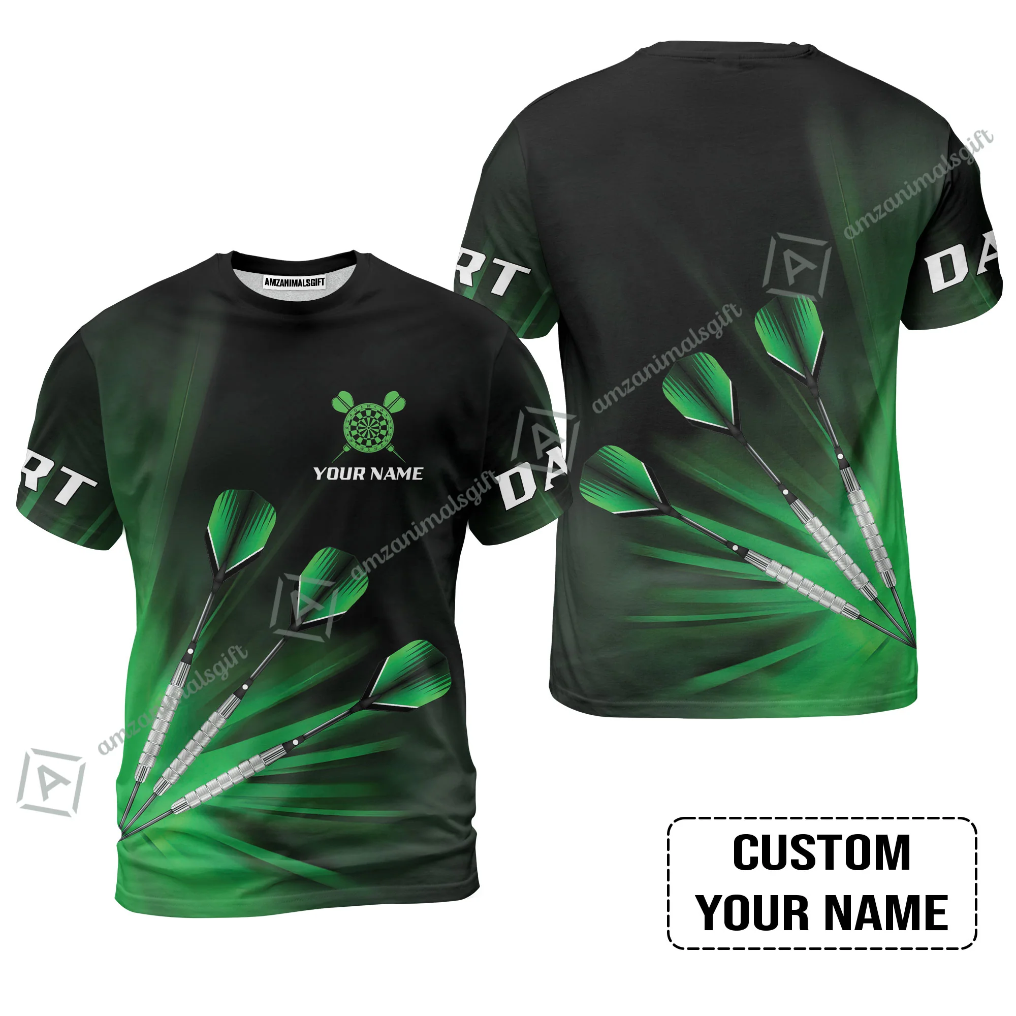 Customized Darts Polo Shirt, Personalized Name Polo Shirt For Men - Perfect Gift For Darts Lovers, Darts Players - Image 9