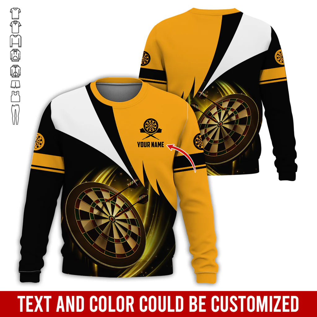 Customized Darts Sweatshirt, Personalized Name Darts Team Is My Life Sweatshirt For Men & Women, Perfect Gift For Darts Lovers, Friend, Family - Image 6