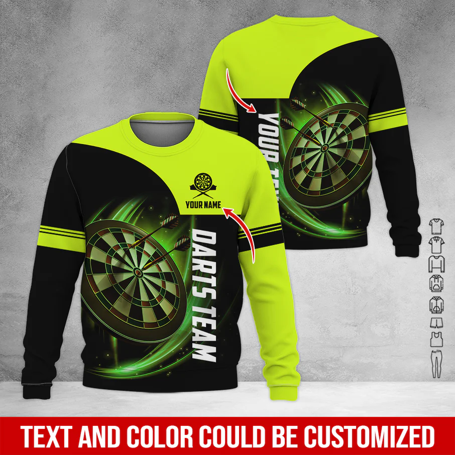 Customized Darts Sweatshirt, Personalized Name & Your Darts Team Name Sweatshirt For Men & Women, Perfect Gift For Darts Lovers, Friend, Family - Image 8