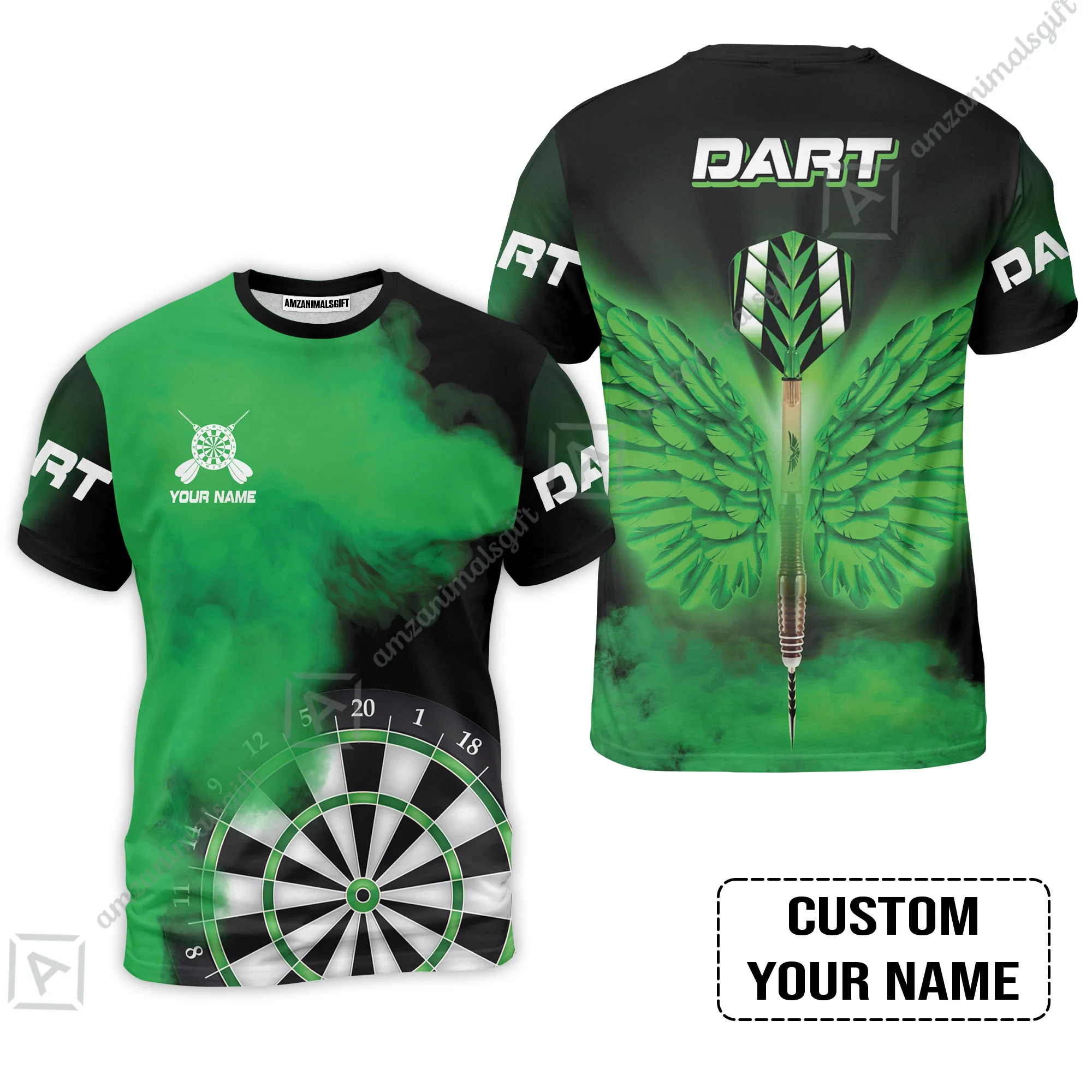 Customized Darts Hawaiian Shirt, Darts Wings, Personalized Name Hawaiian Shirt - Perfect Gift For Darts Lovers, Darts Players - Image 9