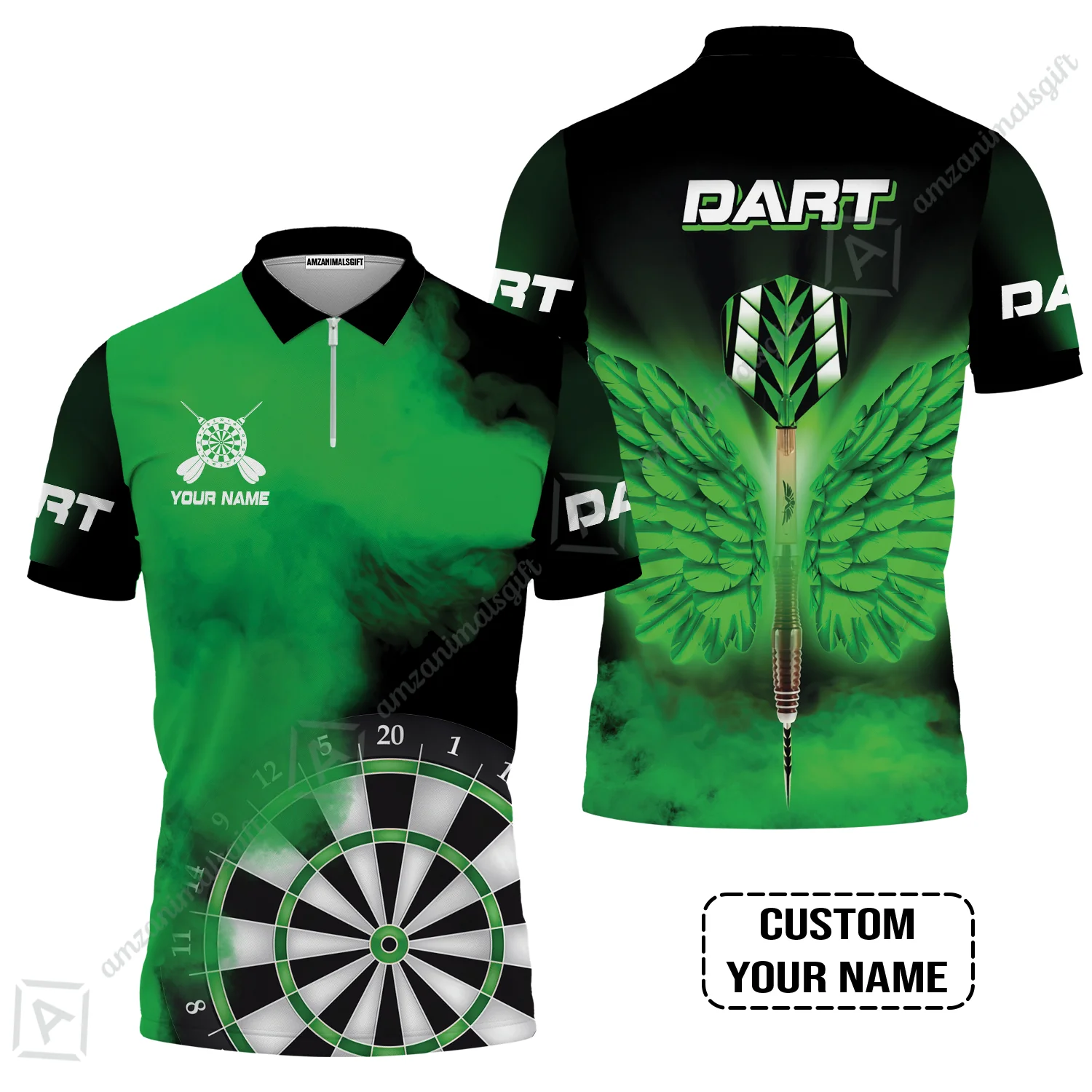 Customized Darts Hawaiian Shirt, Darts Wings, Personalized Name Hawaiian Shirt - Perfect Gift For Darts Lovers, Darts Players - Image 6