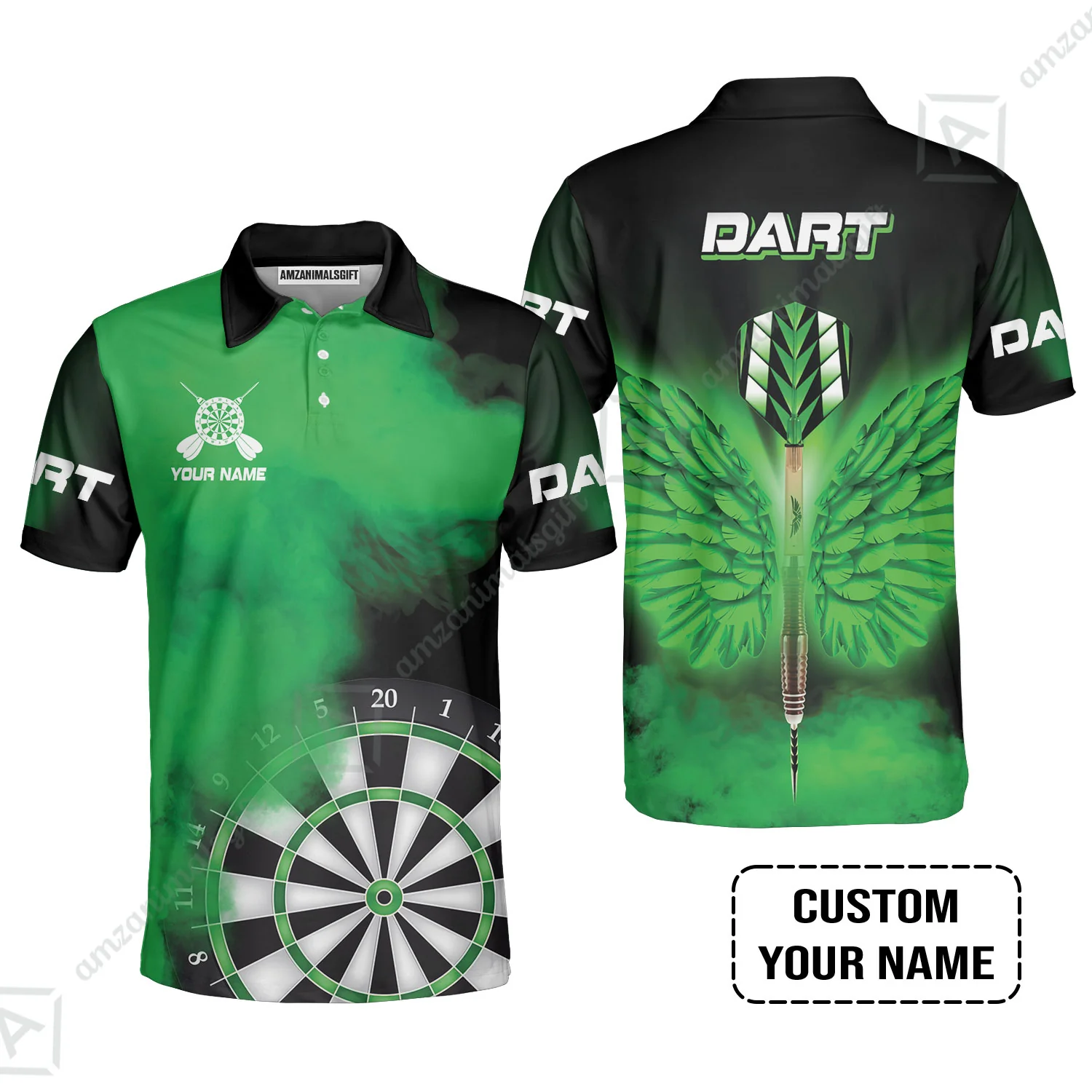 Customized Darts Hawaiian Shirt, Darts Wings, Personalized Name Hawaiian Shirt - Perfect Gift For Darts Lovers, Darts Players - Image 8