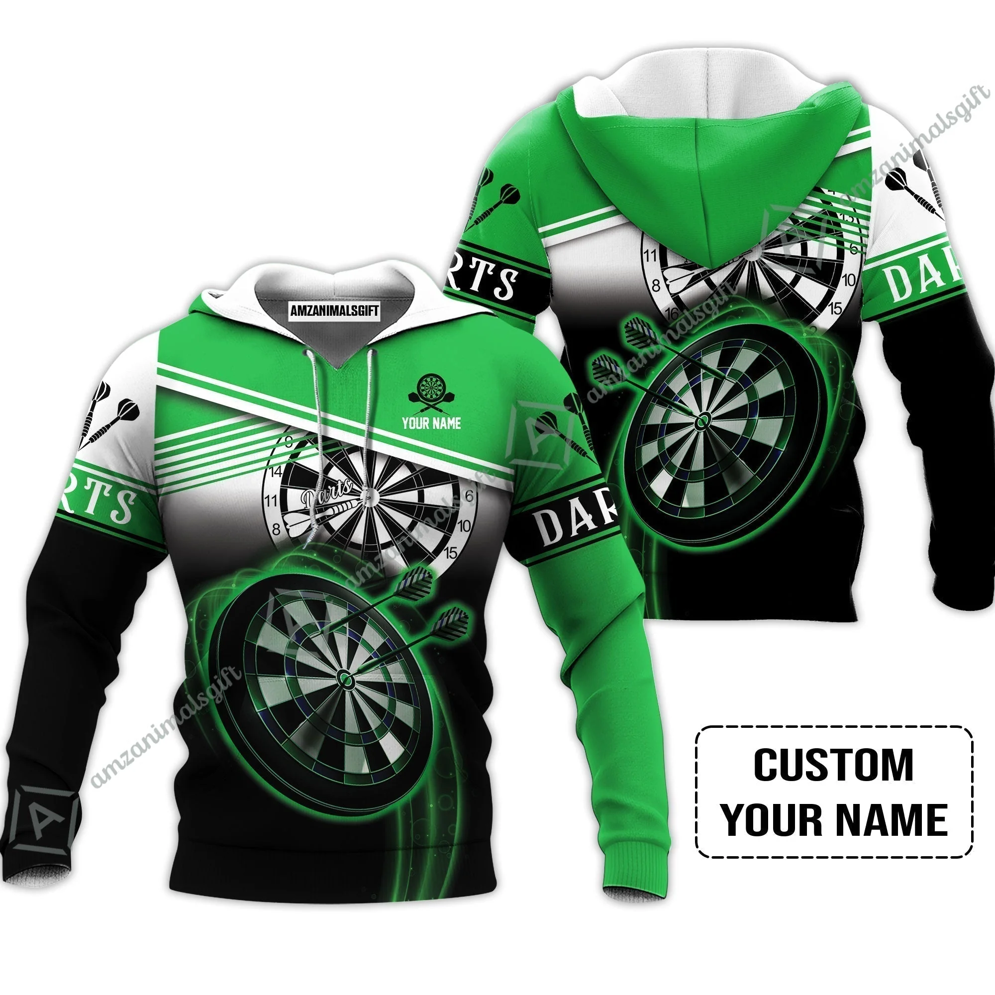 Customized Darts T-Shirt, Personalized Name Darts T-Shirt - Perfect Gift For Darts Lovers, Darts Players - Image 5