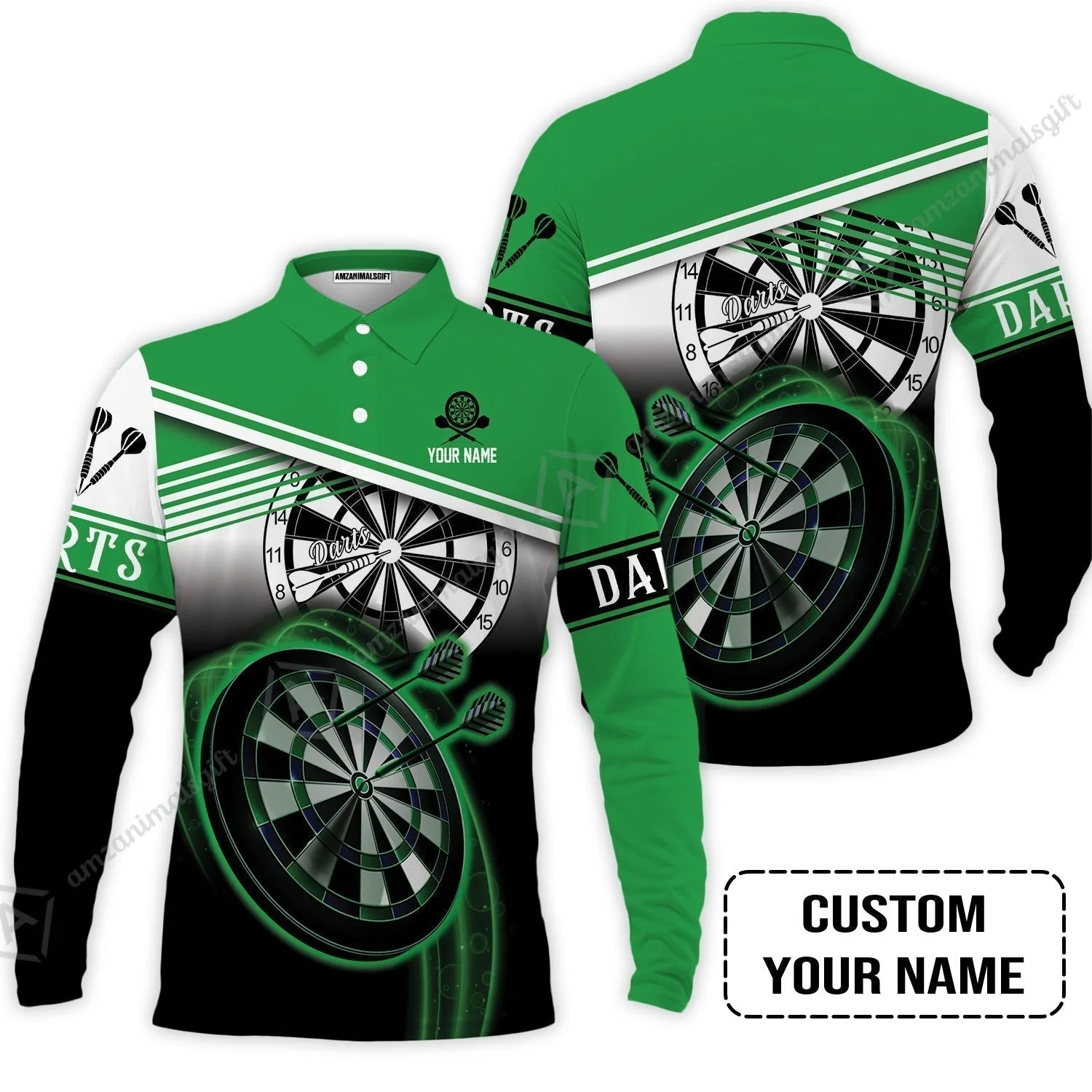 Customized Darts T-Shirt, Personalized Name Darts T-Shirt - Perfect Gift For Darts Lovers, Darts Players - Image 8
