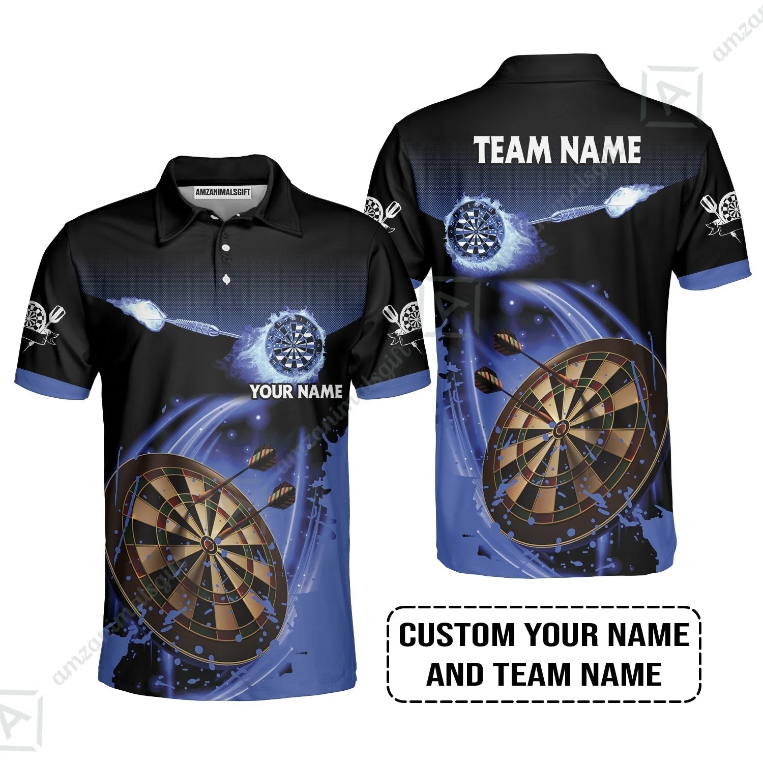 Customized Fire Darts Sweatshirt, Personalized Darts For Team Sweatshirt - Image 6