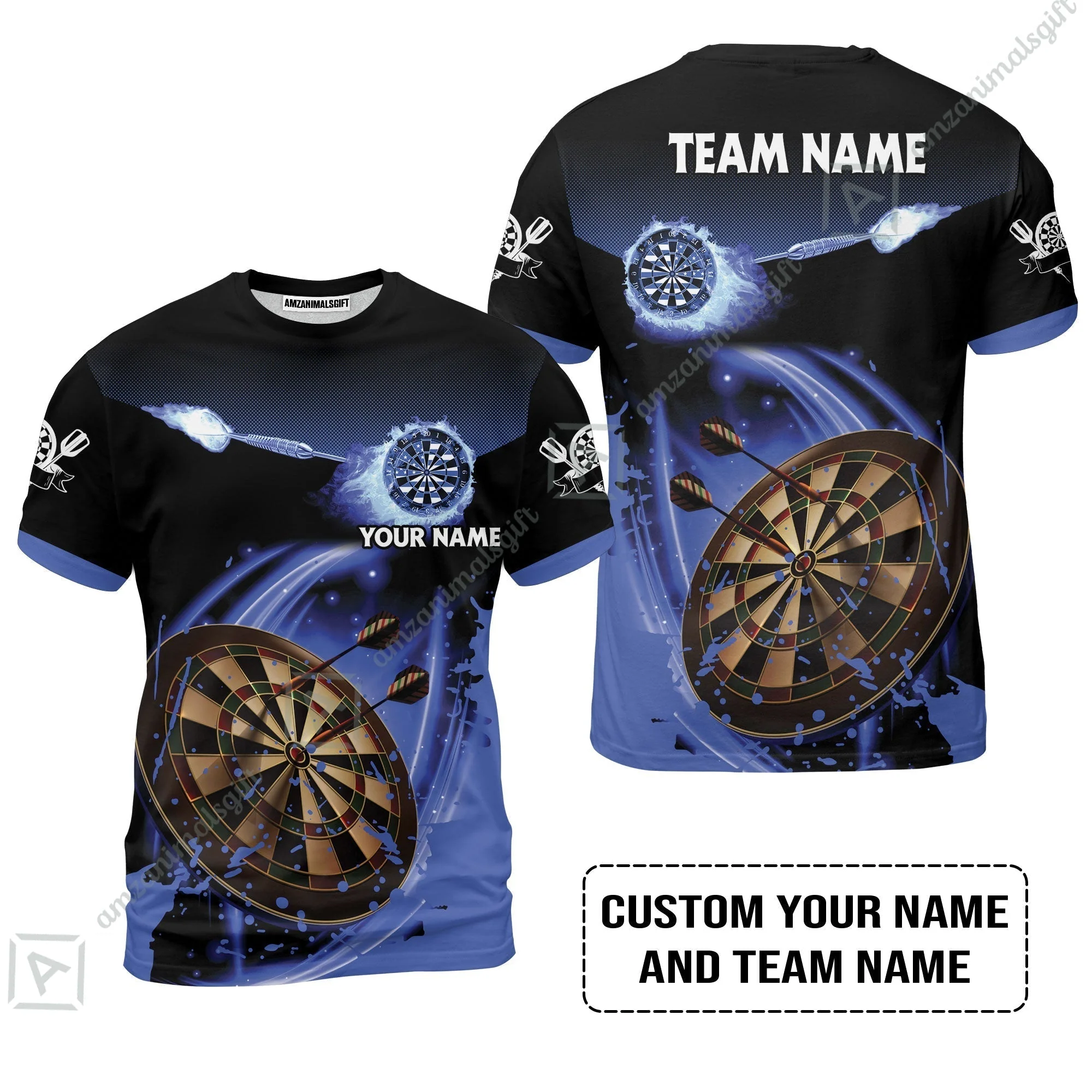 Customized Fire Darts Sweatshirt, Personalized Darts For Team Sweatshirt - Image 8
