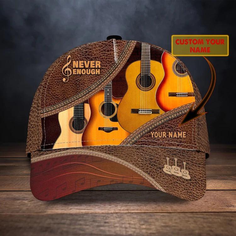 Customized Guitar Classic Cap, Never Underestimate An Old Man With A Guitar, Personalized Classic Cap For Men - Perfect Gift For Guitar Lovers, Guitarist - Image 3