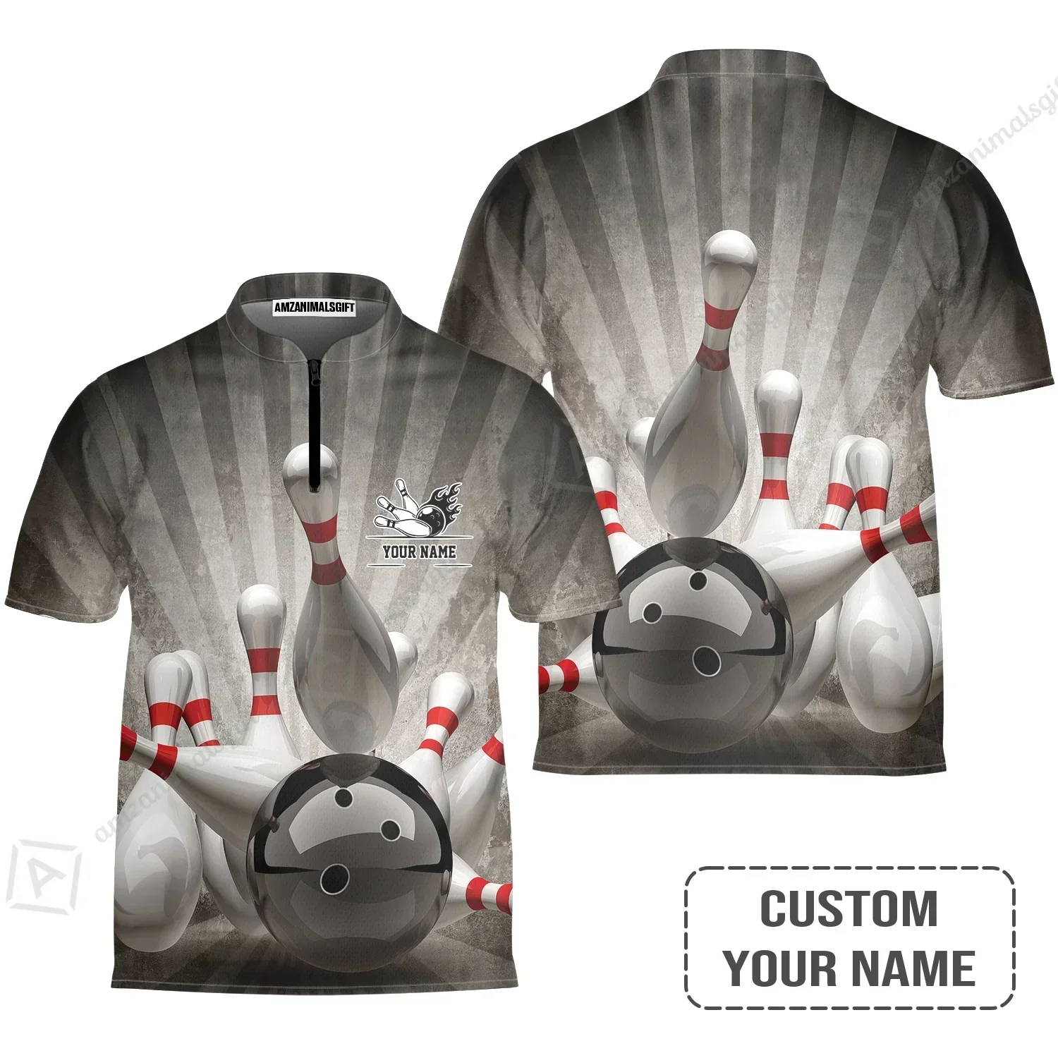 Customized Name Bowling Hawaiian Shirt, Bowling Apparel For Men And Women, Bowling Team - Perfect Outfit For Bowling Lovers, Bowlers - Image 3