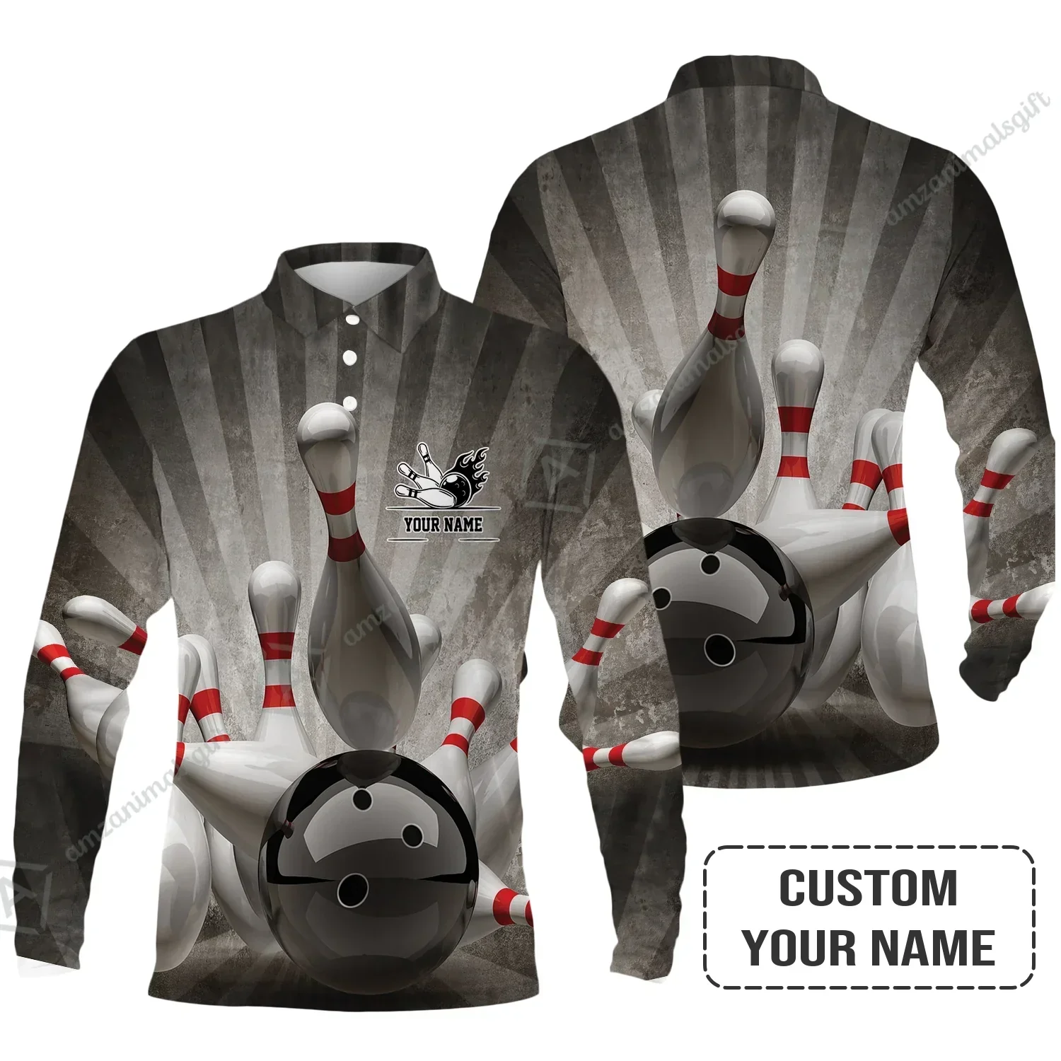 Customized Name Bowling Hawaiian Shirt, Bowling Apparel For Men And Women, Bowling Team - Perfect Outfit For Bowling Lovers, Bowlers - Image 7
