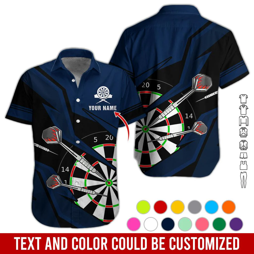 Customized Name Darts Hawaiian Shirt, Personalized Name Darts Hawaiian Shirts - Gift For Darts Lovers, Darts Players Uniforms - Image 10