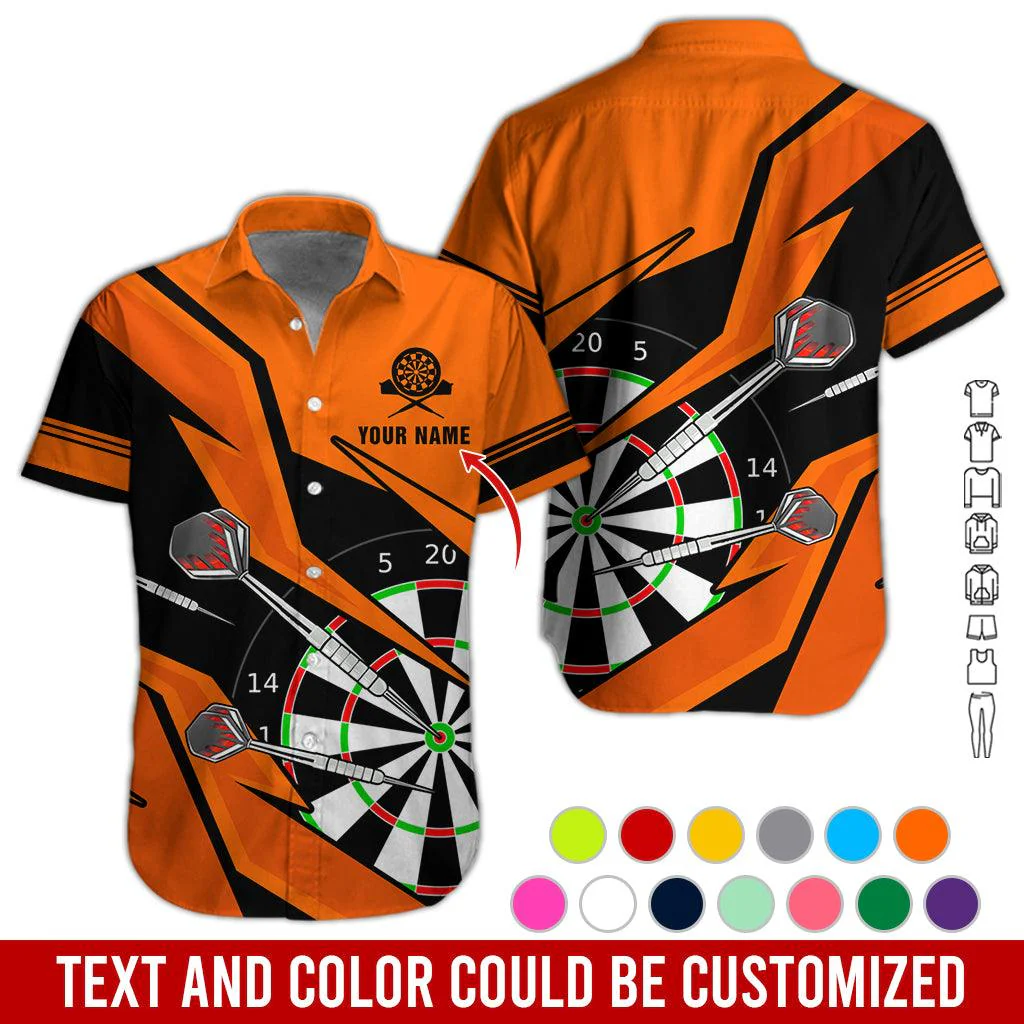 Customized Name Darts Hawaiian Shirt, Personalized Name Darts Hawaiian Shirts - Gift For Darts Lovers, Darts Players Uniforms - Image 12