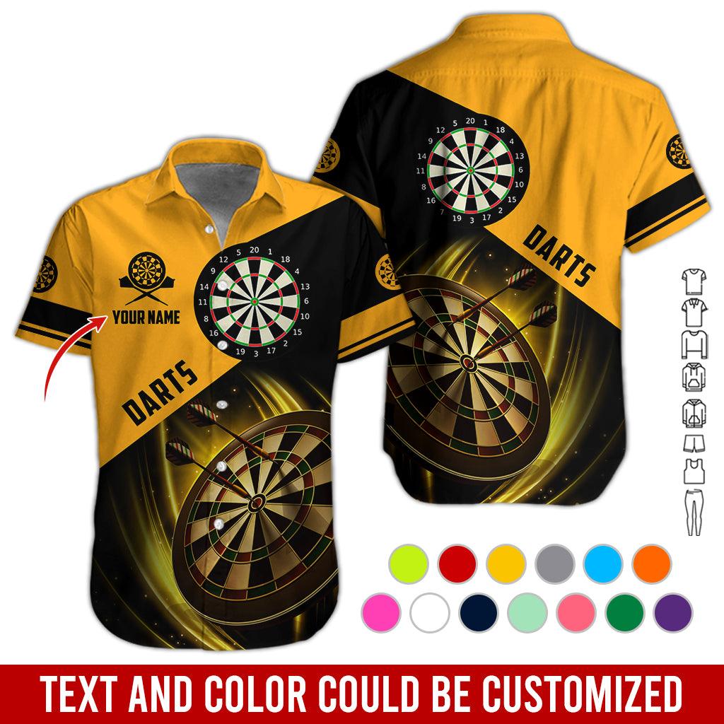 Customized Name Darts Hawaiian Shirts, Personalized Name Darts Team Uniforms Aloha Shirt For Men & Women - Gift For Darts Lovers, Darts Players - Image 4