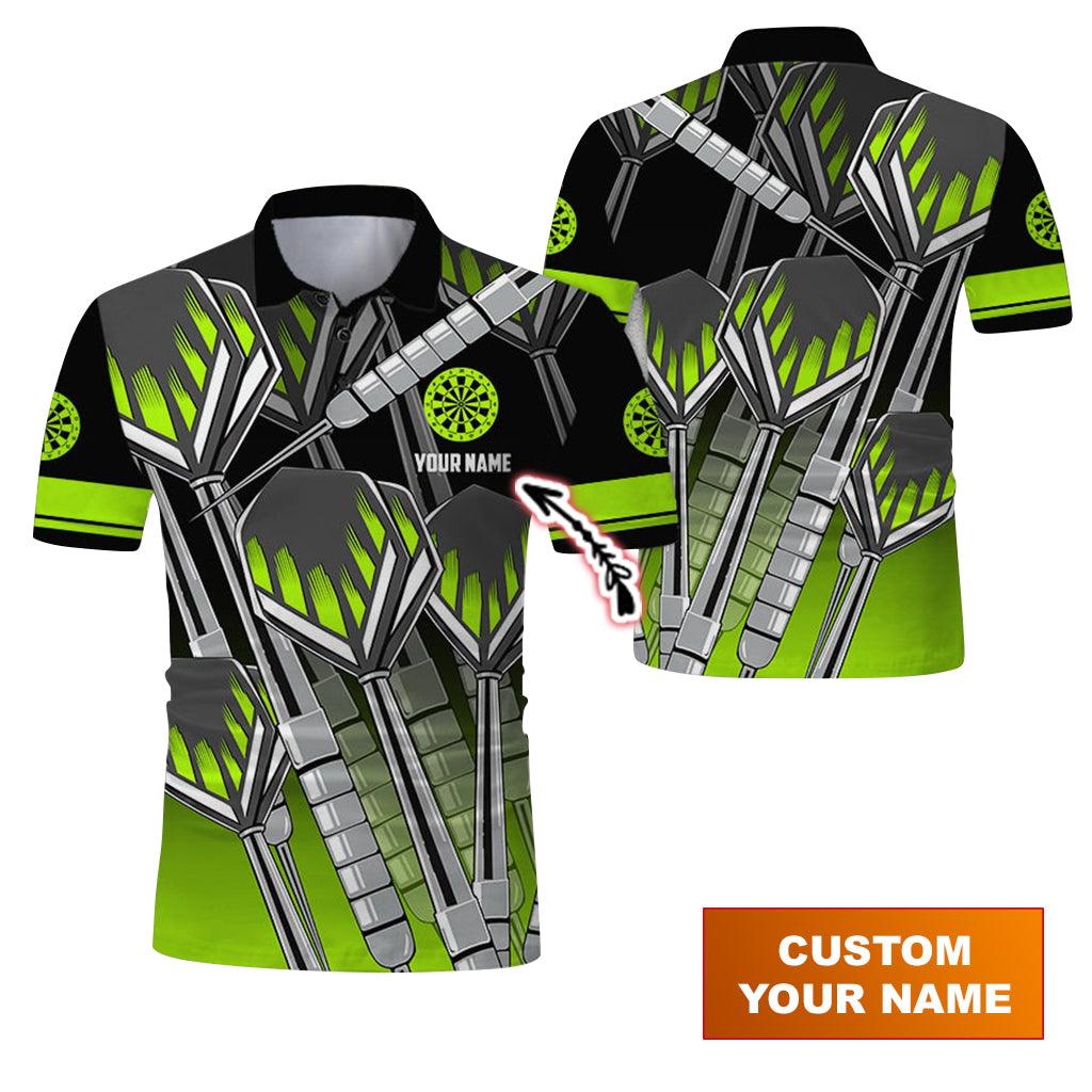 Customized Name Darts Polo Shirt, Personalized Name Darts And Target Uniforms Polo Shirt For Men - Perfect Gift For Darts Lovers, Darts Team Players - Image 6