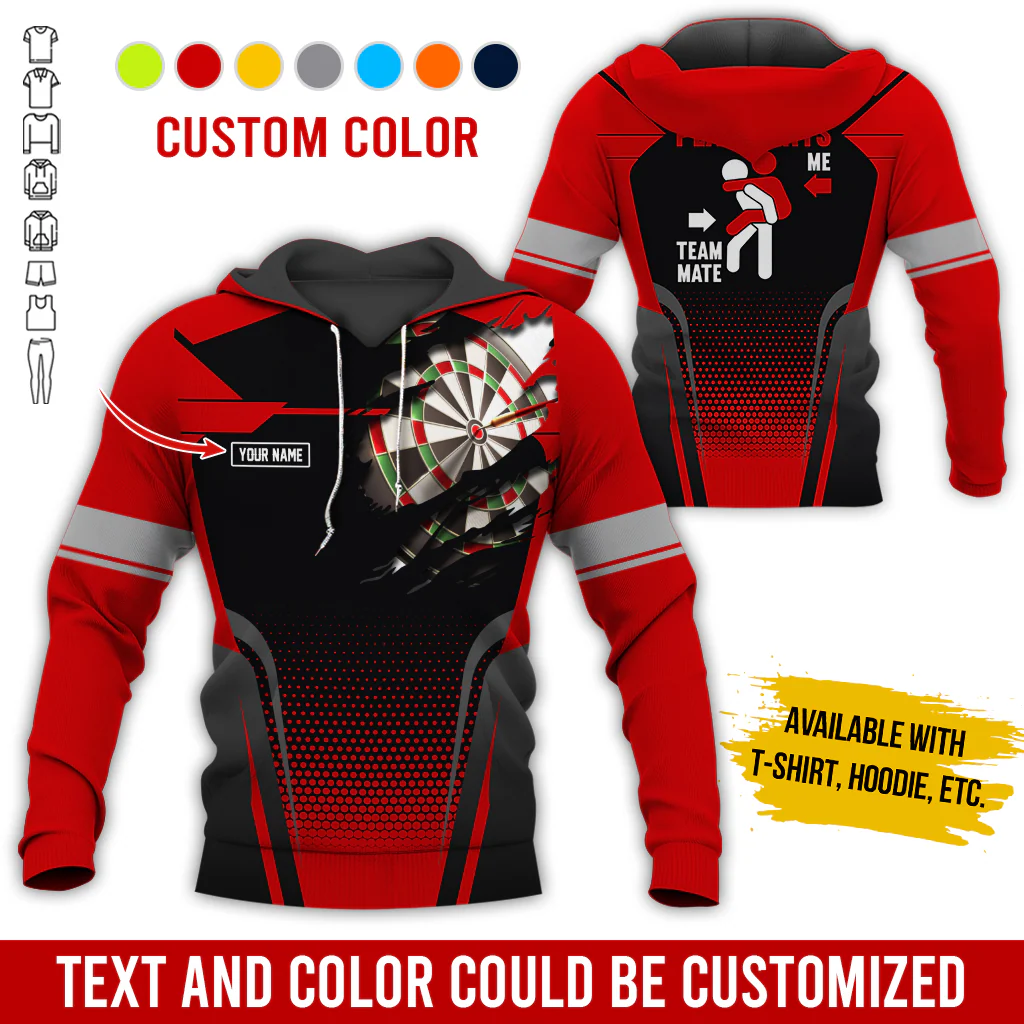 Customized Name Darts Premium Hoodie, How Do I Play Darts Hoodie For Men & Women, Perfect Gift For Darts Lovers, Friend, Family - Image 6