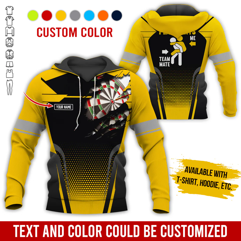 Customized Name Darts Premium Hoodie, How Do I Play Darts Hoodie For Men & Women, Perfect Gift For Darts Lovers, Friend, Family - Image 7
