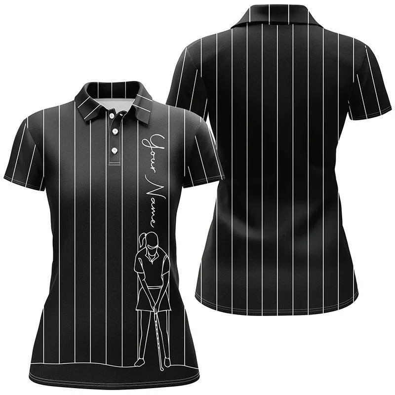 Customized Name Golf Women Polo Shirts, Personalized Golf Polo Shirts For Women, Golf Tops Women - Perfect Gift For Ladies, Golfers, Golf Lovers - Image 2