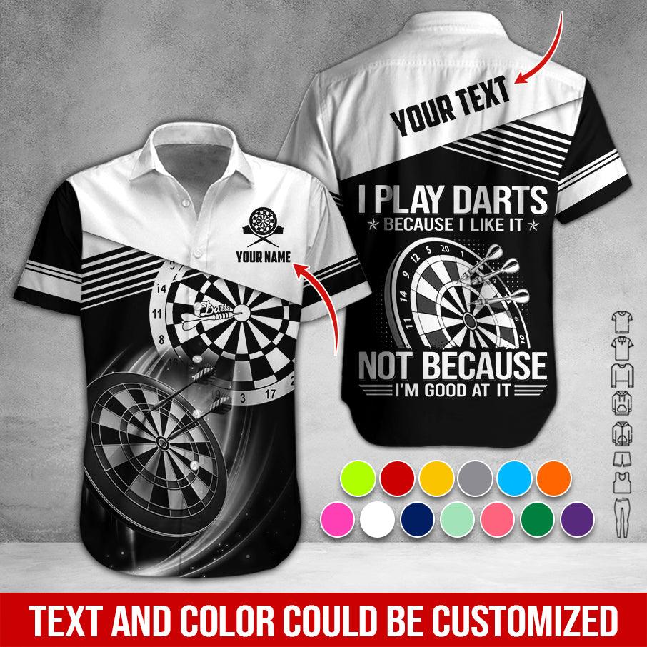 Customized Name & Text Darts Hawaiian Shirt, I Play Darts Personalized Darts Hawaiian Shirts - Gift For Darts Lovers, Darts Players Uniforms - Image 11