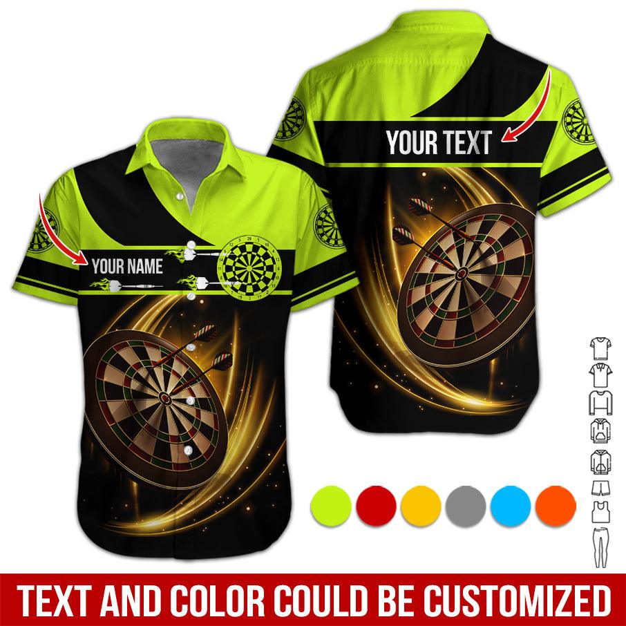 Customized Name & Text Darts Hawaiian Shirt, Personalized Darts Team Is My Life Hawaiian Shirts - Gift For Darts Lovers, Darts Players Uniforms - Image 4