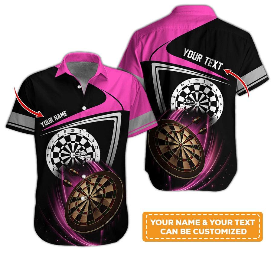 Customized Name & Text Darts Hawaiian Shirt, Personalized Darts Team Uniforms Hawaiian Shirts - Gift For Darts Lovers, Darts Players Uniforms - Image 10