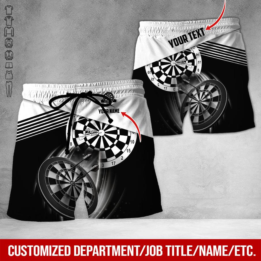 Customized Name & Text Darts Hawaiian Shirts, American Logo Personalized Name Darts Uniforms Aloha Shirt - Gift For Darts Lovers, Darts Players - Image 7