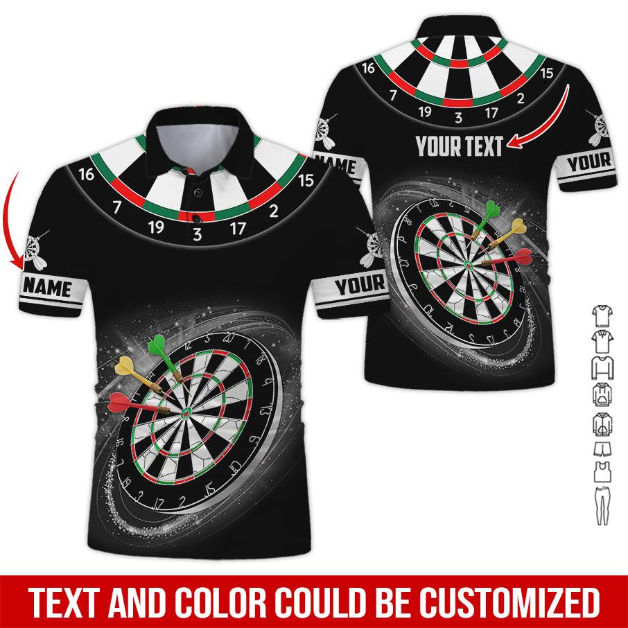 Customized Name & Text Darts Polo Shirt, Darts Personalized Name Darts Polo Shirt For Men - Perfect Gift For Darts Lovers, Darts Players - Image 11