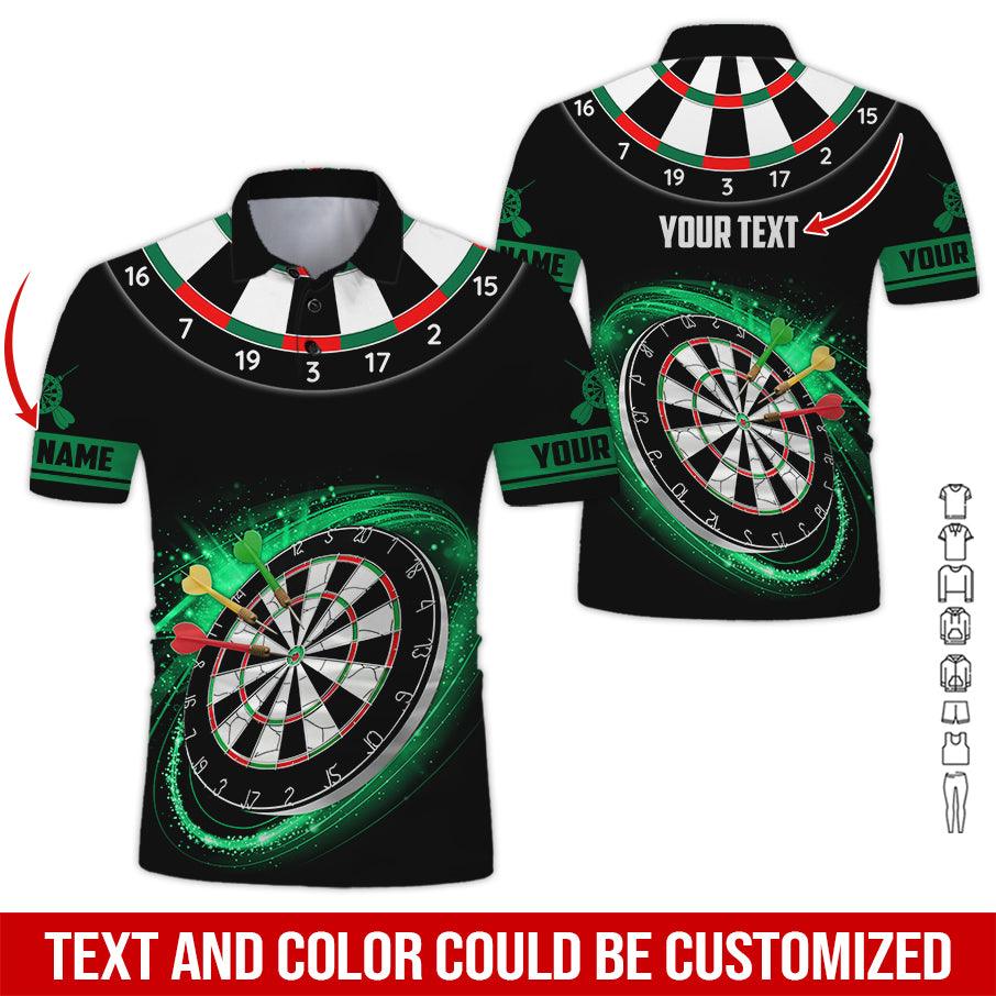 Customized Name & Text Darts Polo Shirt, Darts Personalized Name Darts Polo Shirt For Men - Perfect Gift For Darts Lovers, Darts Players - Image 5