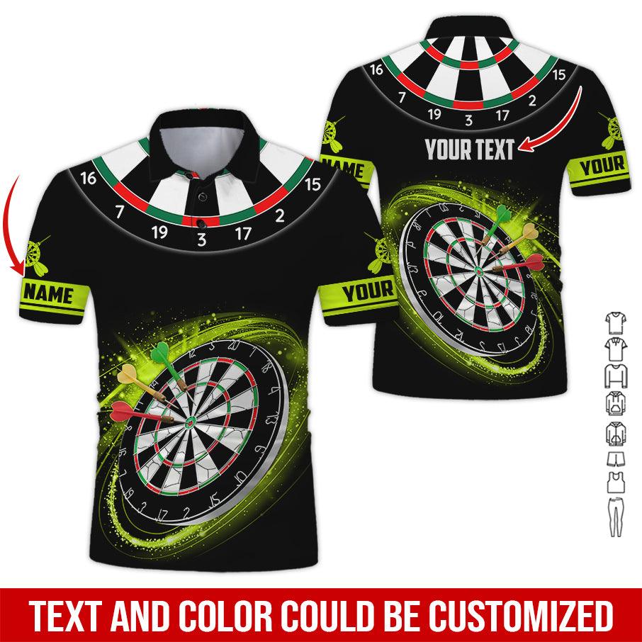 Customized Name & Text Darts Polo Shirt, Darts Personalized Name Darts Polo Shirt For Men - Perfect Gift For Darts Lovers, Darts Players - Image 6