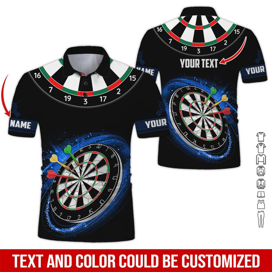 Customized Name & Text Darts Polo Shirt, Darts Personalized Name Darts Polo Shirt For Men - Perfect Gift For Darts Lovers, Darts Players - Image 7