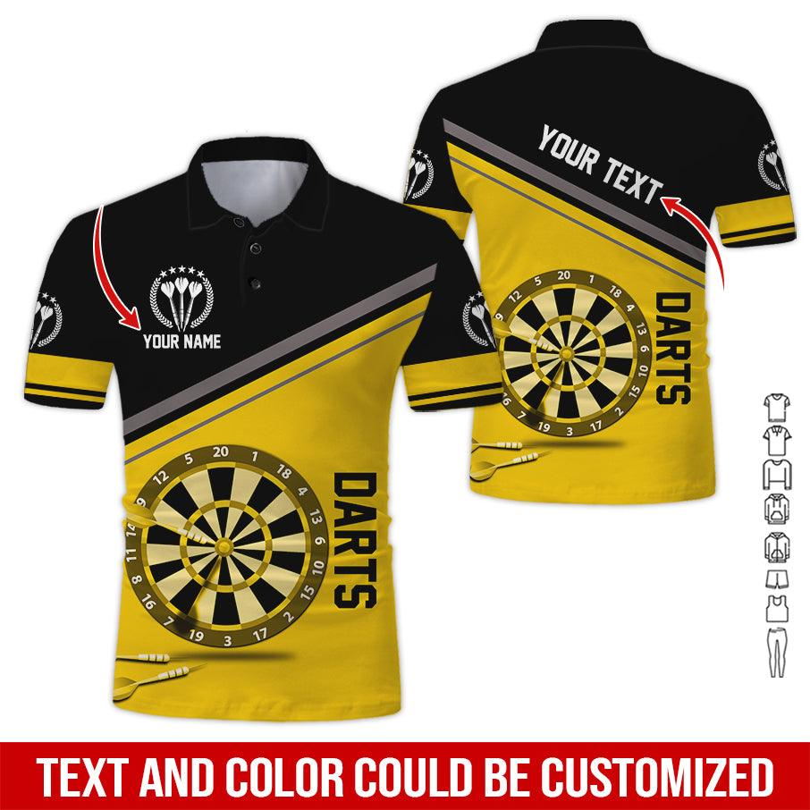Customized Name & Text Darts Polo Shirt, Darts Personalized Name Polo Shirt For Men - Perfect Gift For Darts Lovers, Darts Players - Image 12