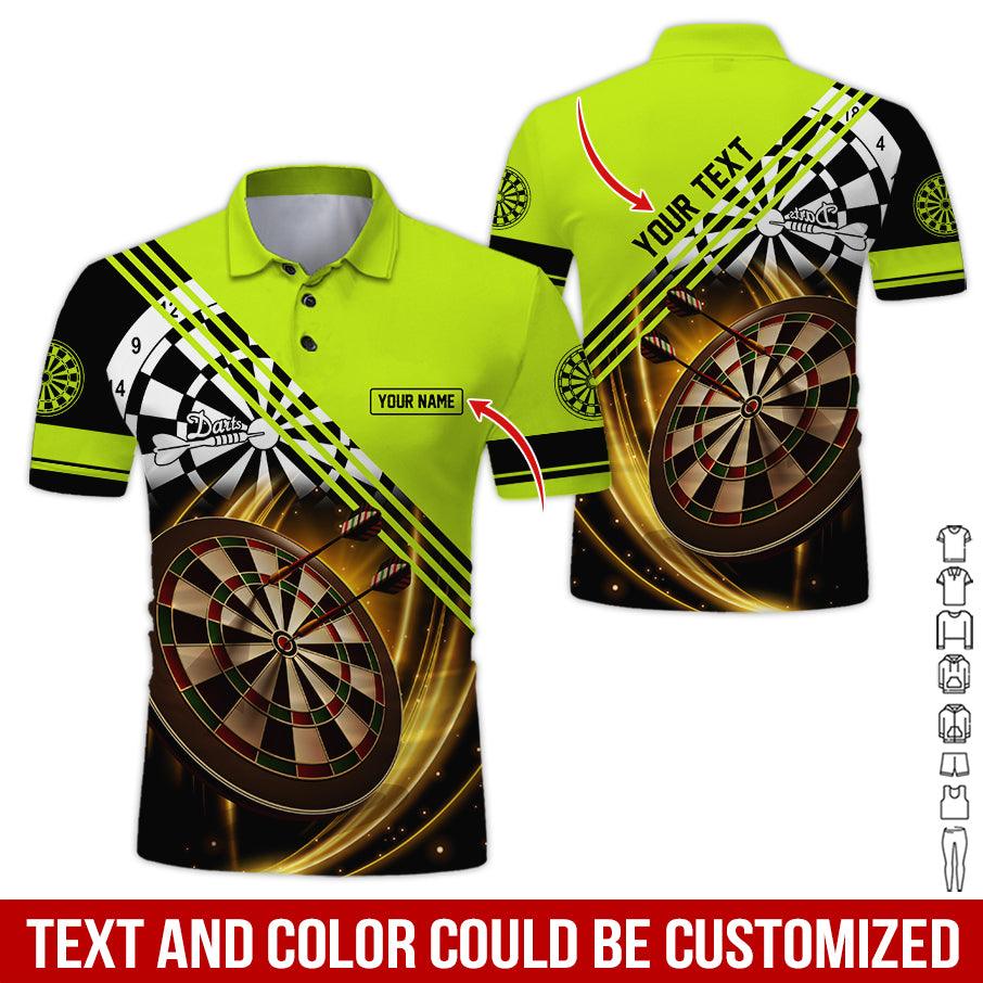 Customized Name & Text Darts Polo Shirt, Personalized Darts Is My Life Polo Shirt For Men - Perfect Gift For Darts Lovers, Darts Players, Darts Team - Image 4