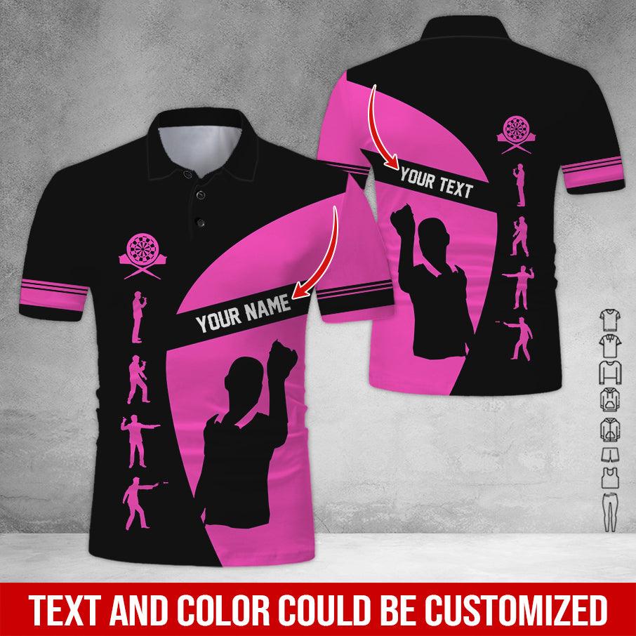 Customized Name & Text Darts Polo Shirt, Personalized Darts Polo Shirt For Men - Perfect Gift For Darts Lovers, Darts Team Players - Image 10