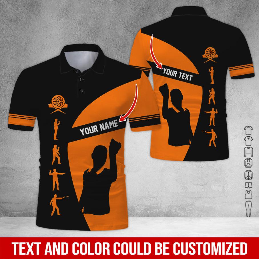Customized Name & Text Darts Polo Shirt, Personalized Darts Polo Shirt For Men - Perfect Gift For Darts Lovers, Darts Team Players - Image 11