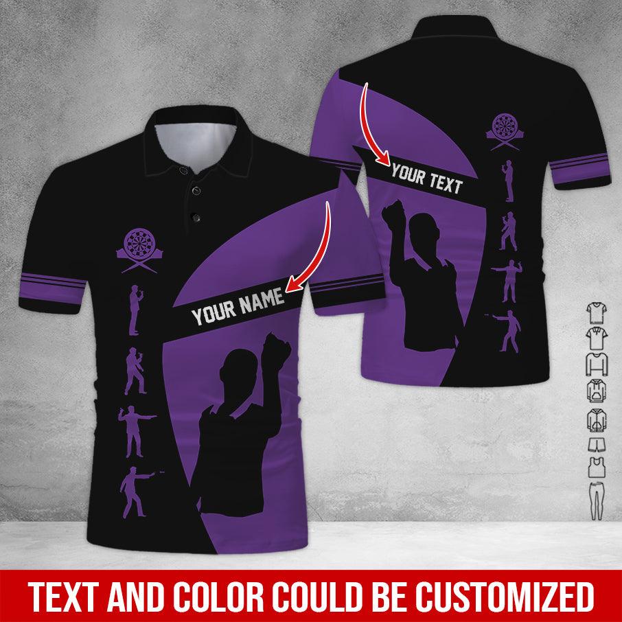 Customized Name & Text Darts Polo Shirt, Personalized Darts Polo Shirt For Men - Perfect Gift For Darts Lovers, Darts Team Players - Image 12