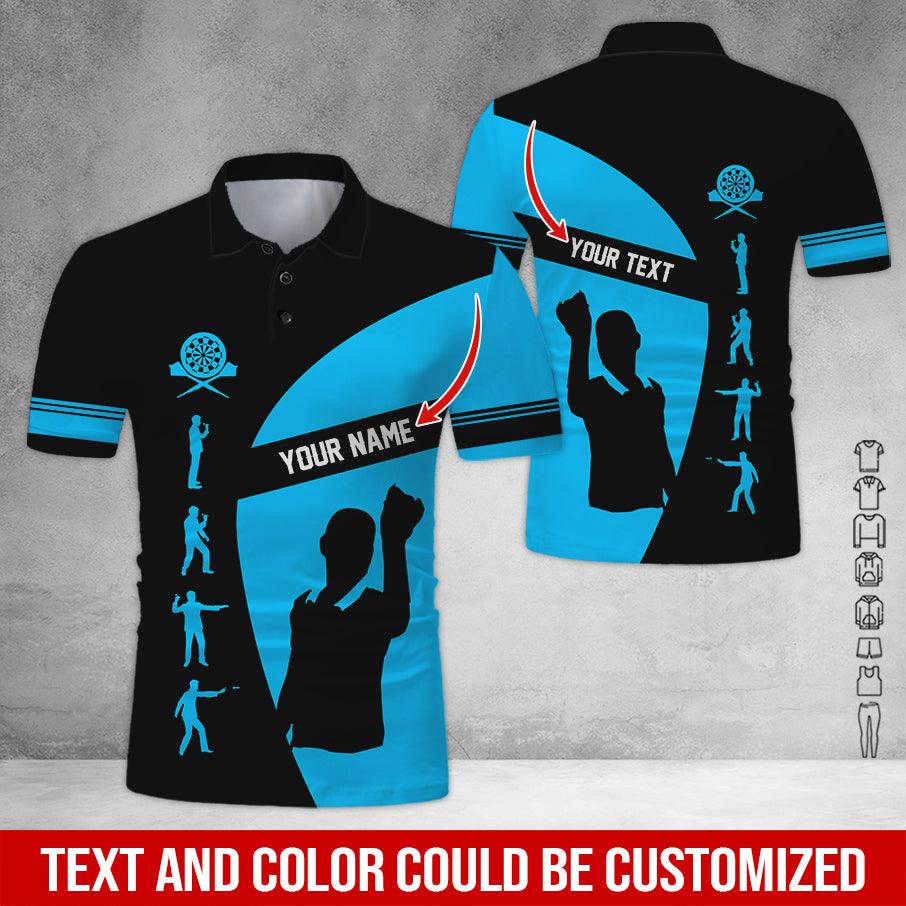 Customized Name & Text Darts Polo Shirt, Personalized Darts Polo Shirt For Men - Perfect Gift For Darts Lovers, Darts Team Players - Image 5