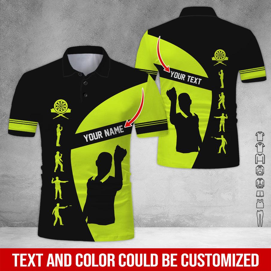 Customized Name & Text Darts Polo Shirt, Personalized Darts Polo Shirt For Men - Perfect Gift For Darts Lovers, Darts Team Players - Image 8