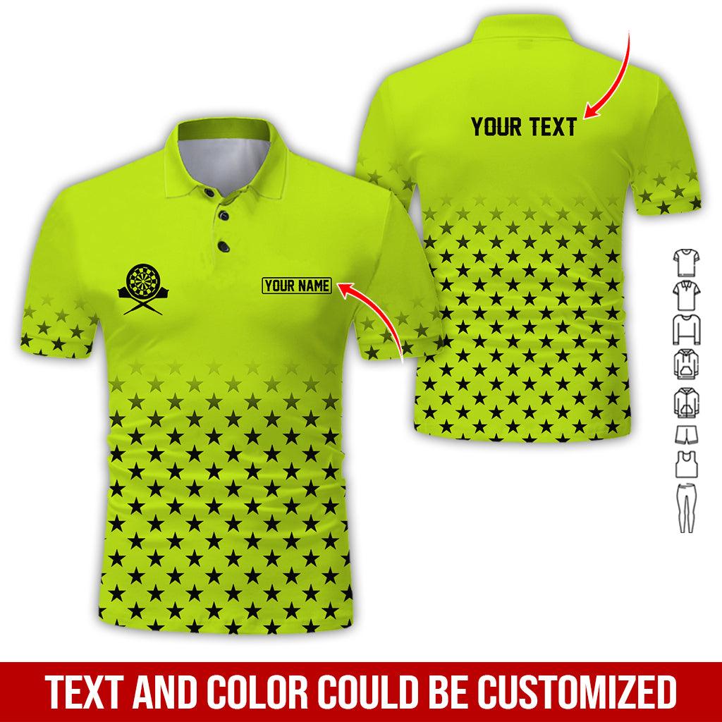 Customized Name & Text Darts Polo Shirt, Personalized Darts Team Polo Shirt For Men - Perfect Gift For Darts Lovers, Darts Players