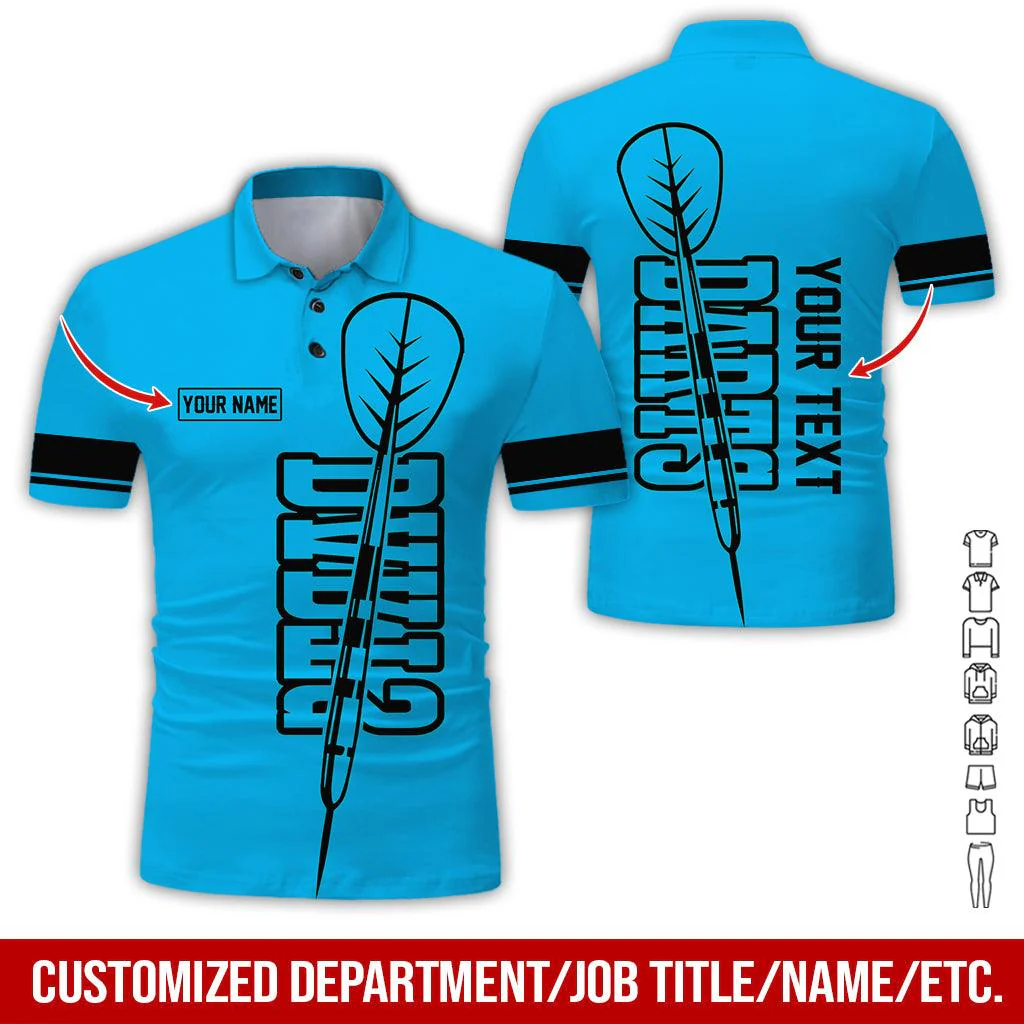 Customized Name & Text Darts Polo Shirt, Personalized Darts Team Polo Shirt For Men - Perfect Gift For Darts Lovers, Darts Team Players - Image 5