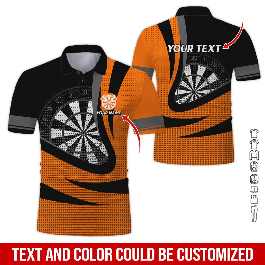 Customized Name & Text Darts Polo Shirt, Personalized Name Dartboard Polo Shirt For Men - Perfect Gift For Darts Lovers, Darts Team Players - Image 11