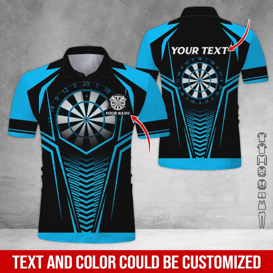 Customized Name & Text Darts Polo Shirt, Personalized Name Darts Polo Shirt For Team - Perfect Gift For Men, Darts Lovers, Darts Players - Image 5