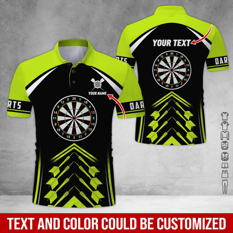 Customized Name & Text Darts Polo Shirts, Personalized Name Darts Team Uniforms Polo Shirt For Men & Women - Gift For Darts Lovers, Darts Players - Image 4